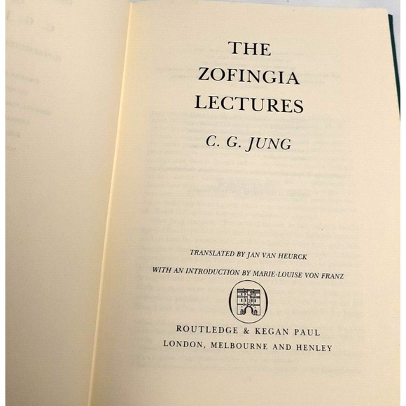 The Collected Works of C G Jung HardCover 1983 1st Edition Supplementary Vol. A - Picture 4 of 6